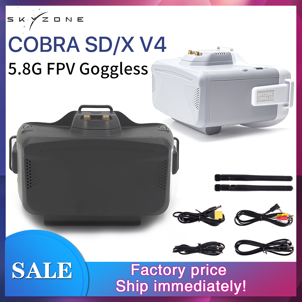 Drone Racing Goggles - SKYZONE Cobra SD X V4 Kacamata