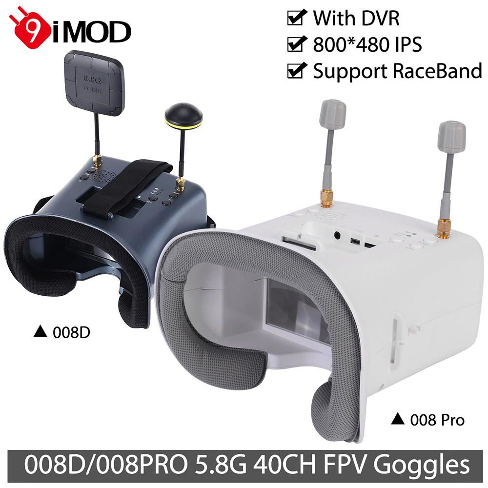 Drone Racing Goggles - 9IMOD 5.8G FPV VR Kacamata 008D