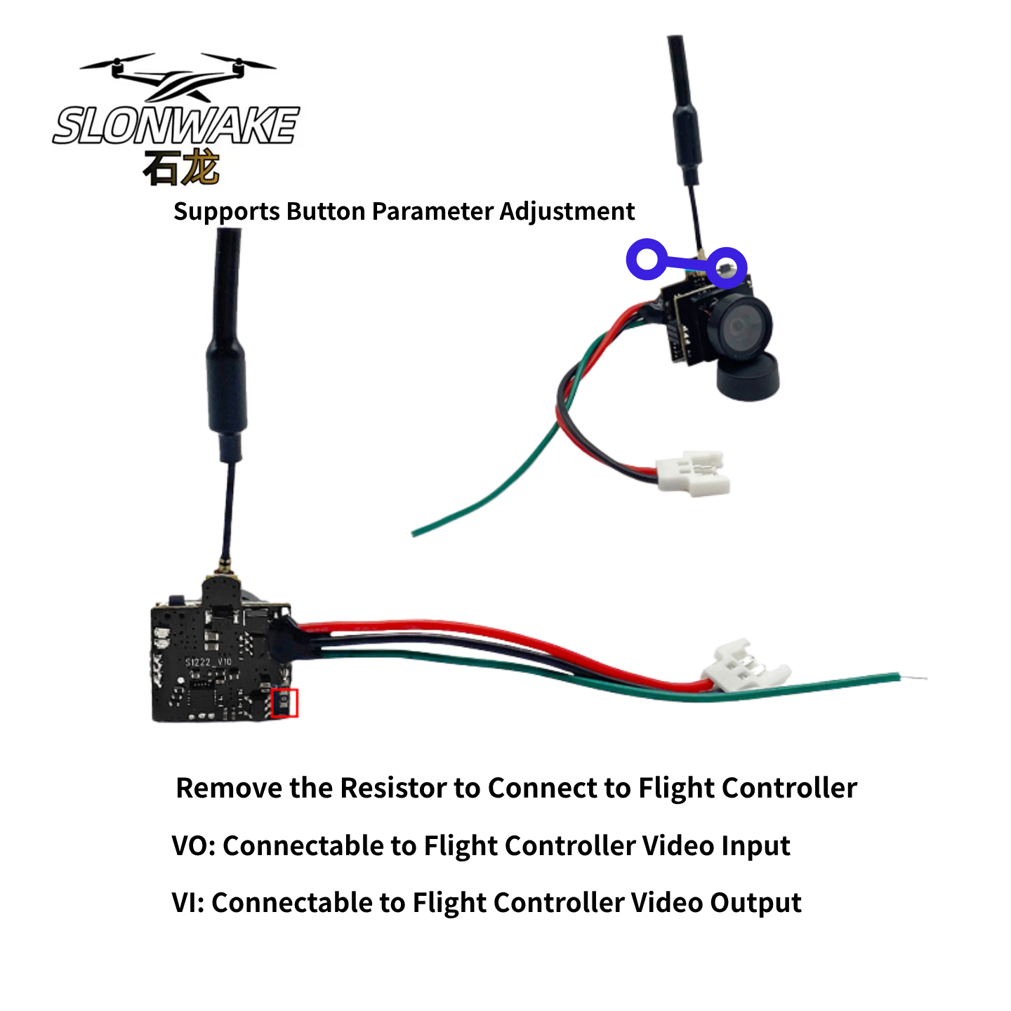 SLONWAKE Kamera Transmisi Vide - Drone Racing Frame ulasan dan harga