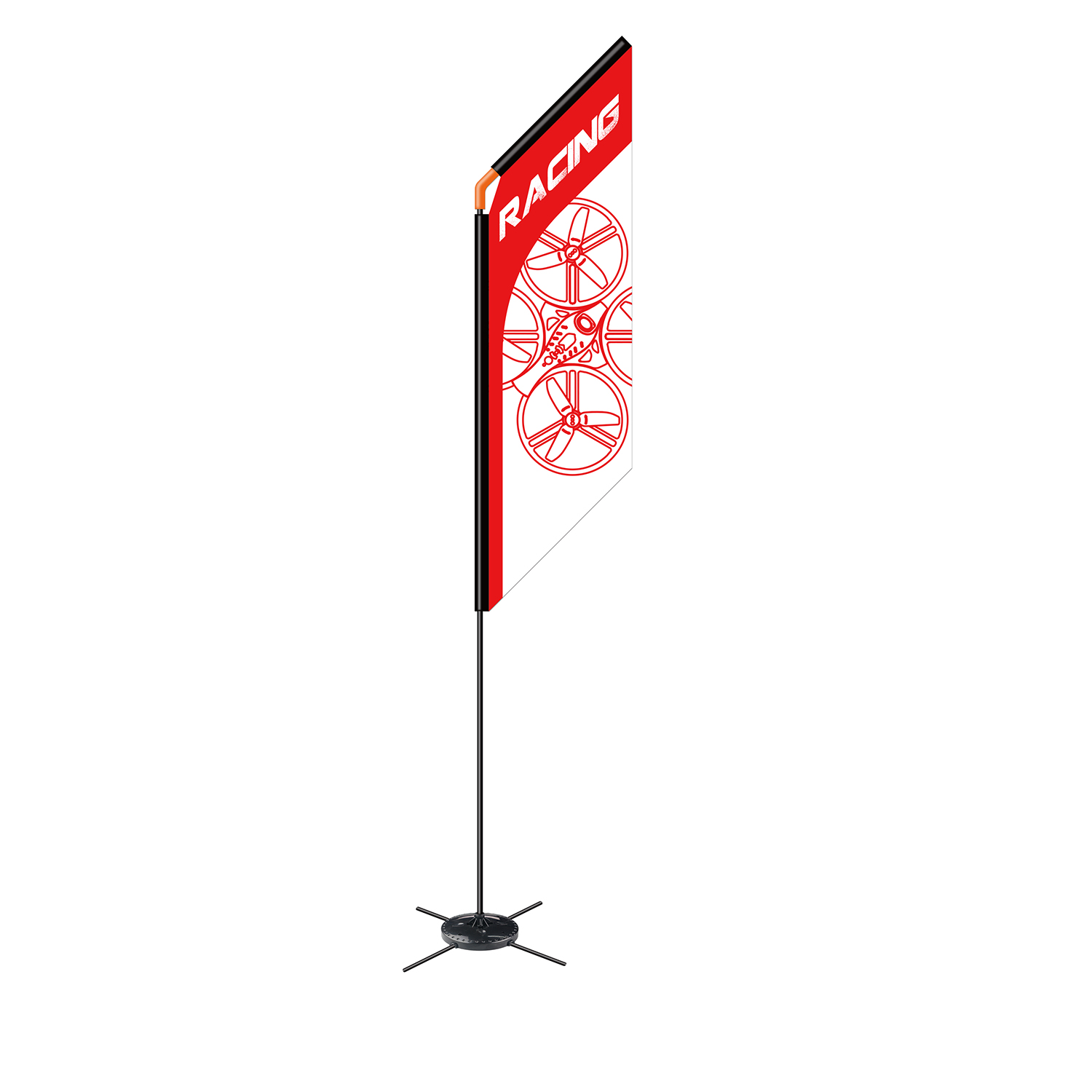 Drone FPV Racer Flag 560mm Qua - Drone Racing Gate ulasan dan harga