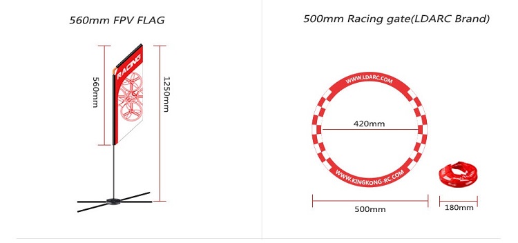 Drone FPV Racer Flag 560mm Qua - Drone Racing Gate ulasan dan harga