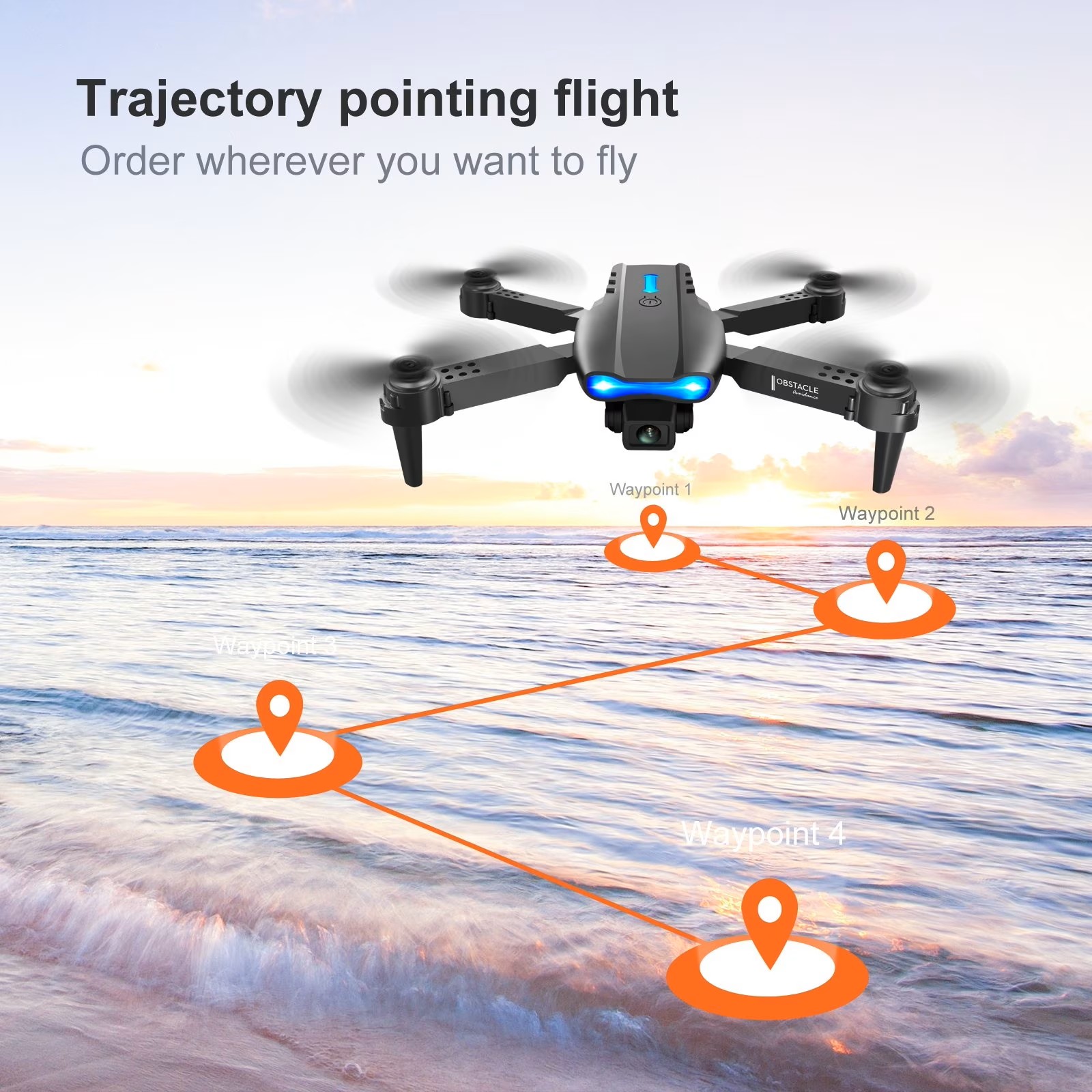 Drone Lipat E88PRO MAX 2026 ya - Drone Racing Camera ulasan dan harga