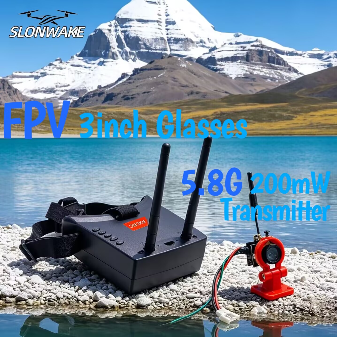 SLONWAKE 5.8G Kamera Transmisi - Drone Racing Frame ulasan dan harga