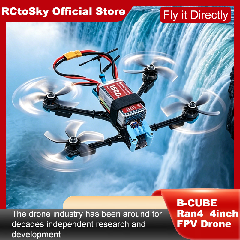 B-CUBE Ran4 4 inci FPV Drone F - Drone Racing Flight Controller ulasan dan harga