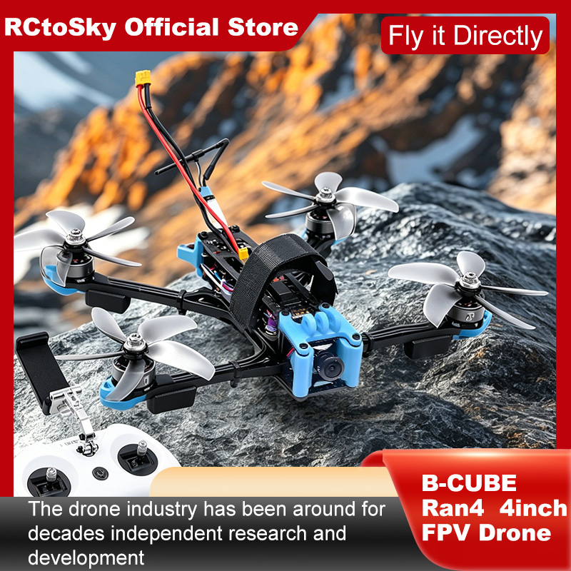 B-CUBE Ran4 4 inci FPV Drone F - Drone Racing Flight Controller ulasan dan harga