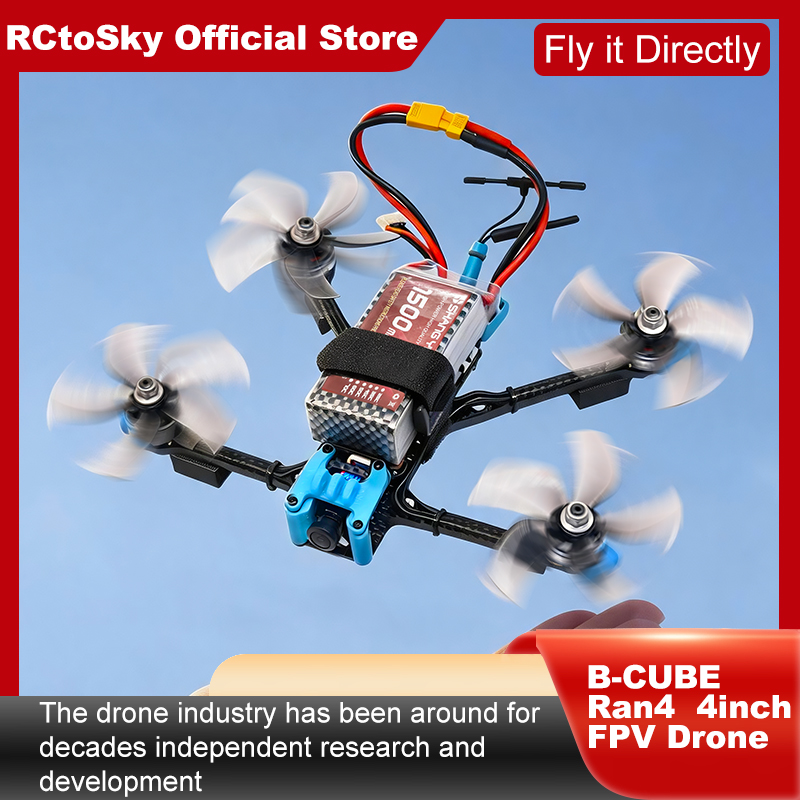 B-CUBE Ran4 4 inci FPV Drone F - Drone Racing Flight Controller ulasan dan harga