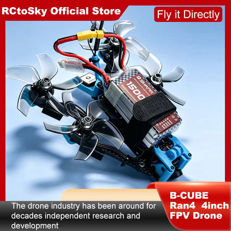 B-CUBE Ran4 4 inci FPV Drone F - Drone Racing Flight Controller ulasan dan harga
